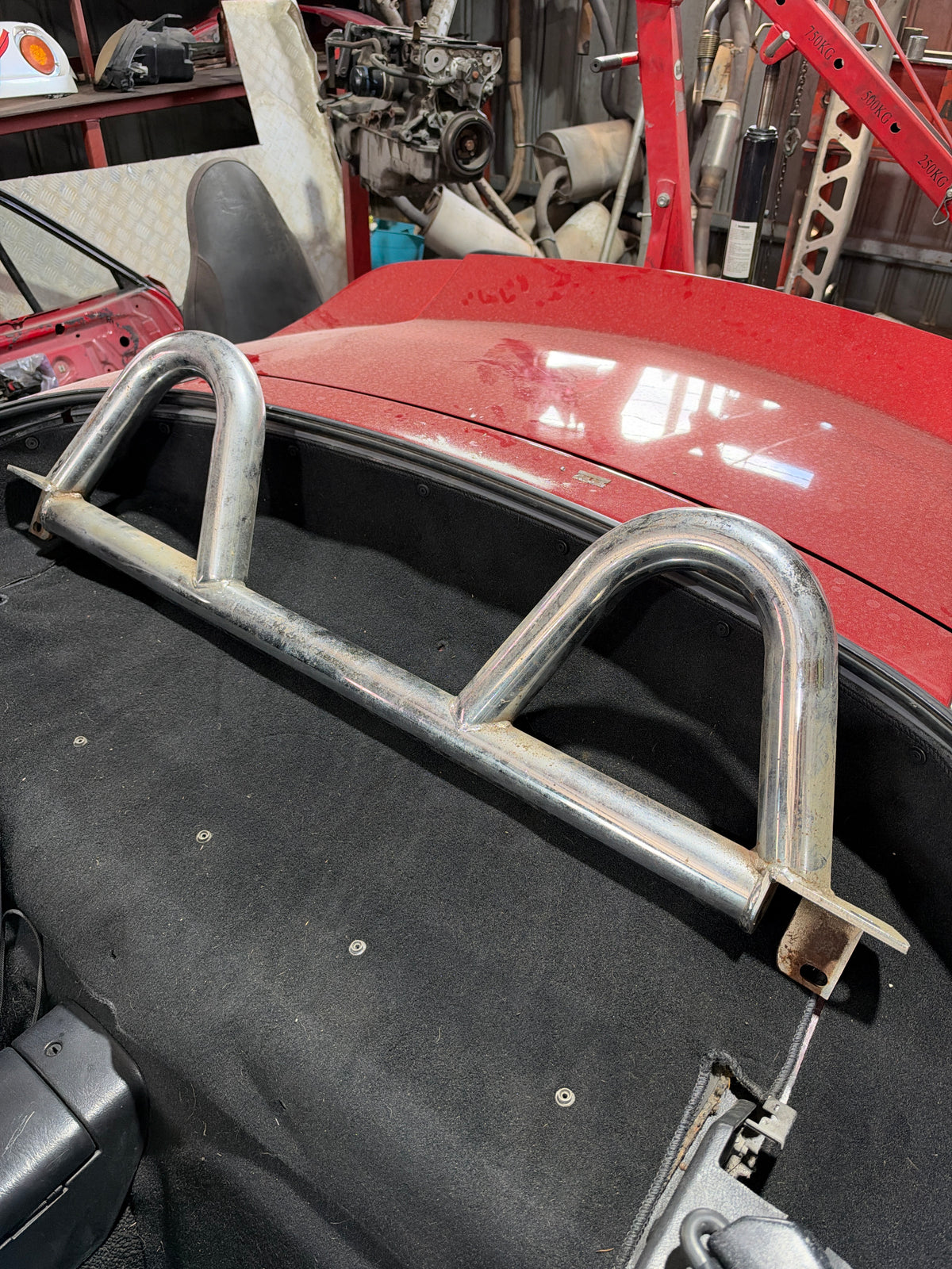 NA/NB style chrome bar