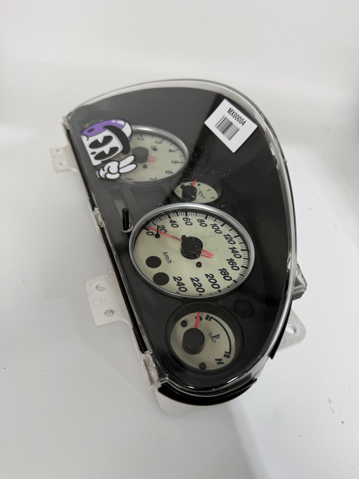 Mazda MX-5 NB2 Instrument Cluster – White Face Gauges, approx. 170,000 km