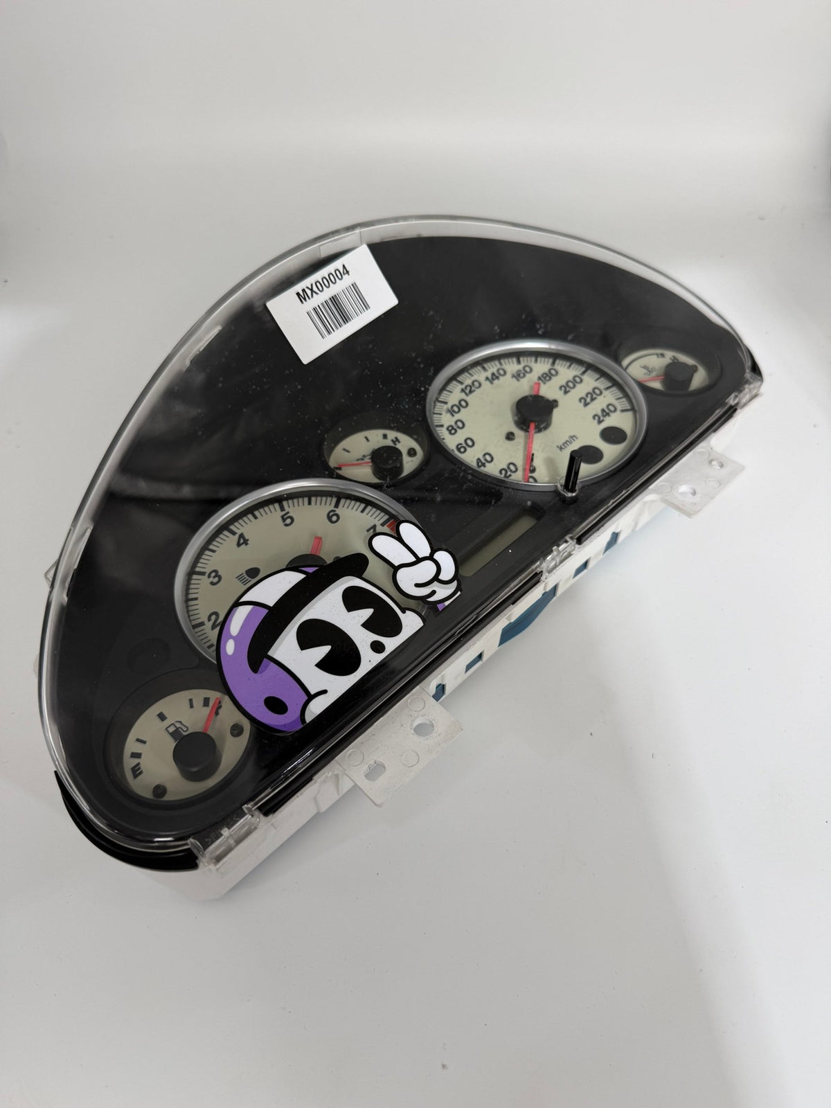 Mazda MX-5 NB2 Instrument Cluster – White Face Gauges, approx. 170,000 km