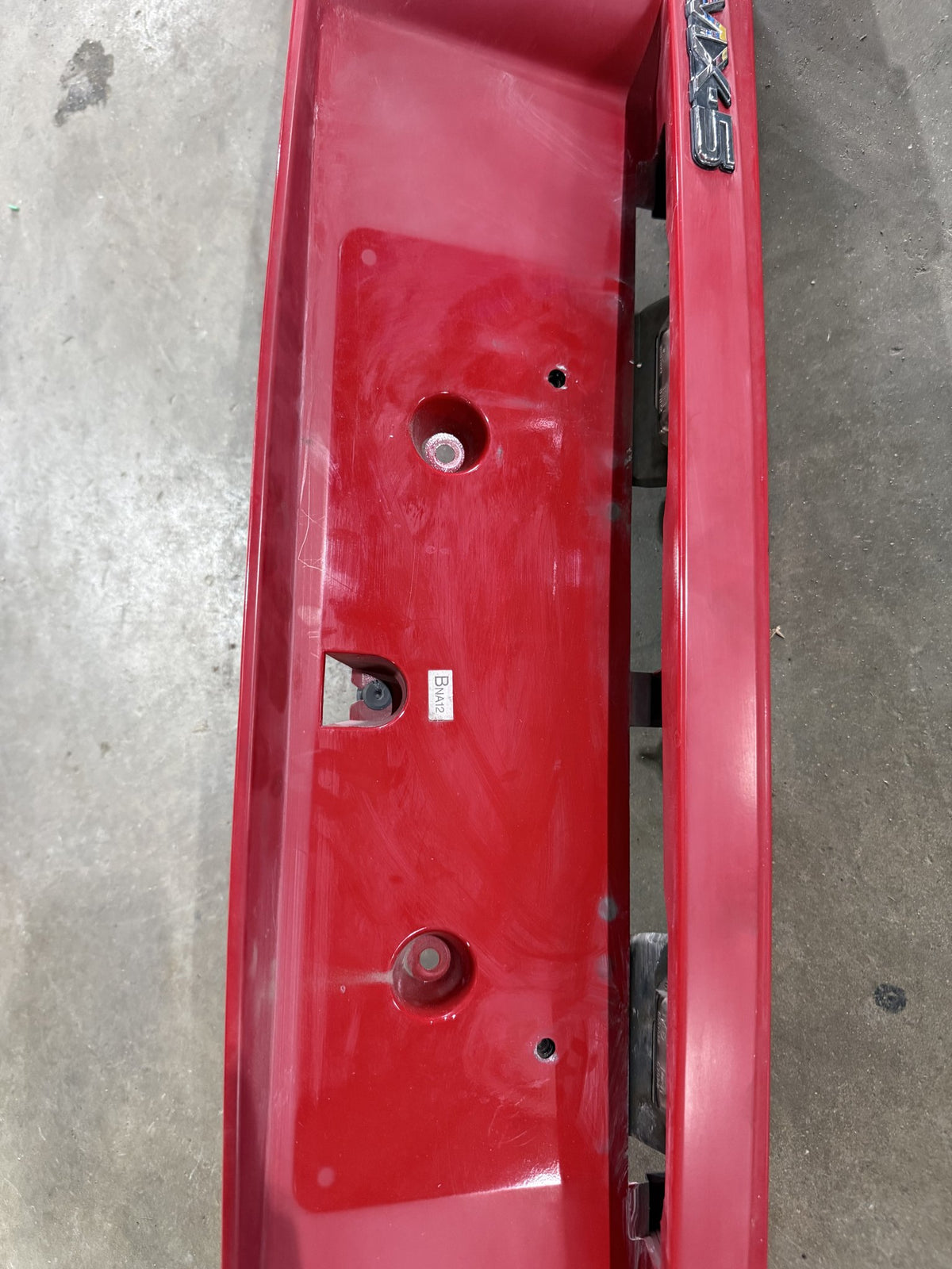 Mazda MX-5 NA Rear Garnish Panel (Tail Light Panel) – Red, Uncracked