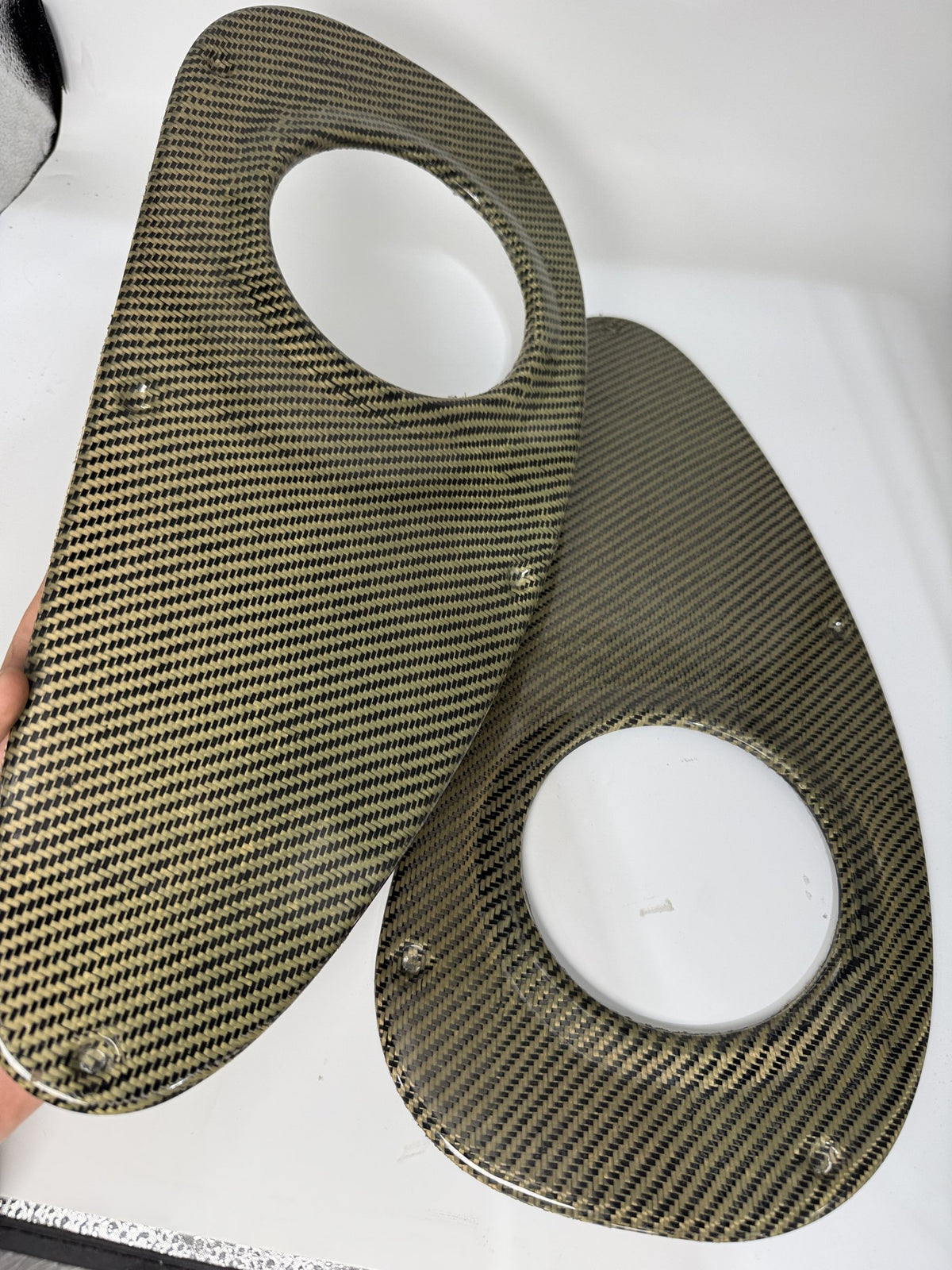 Mazda MX-5 NA Carbon Teardrop Door Speaker Panels – Pair, Brand New