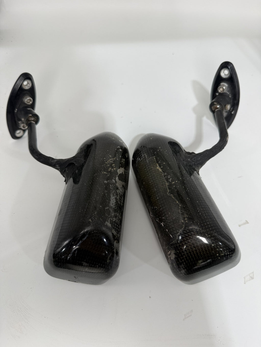 Nikolas Carbon Mirrors – Pair, Mazda MX-5 – Damaged (Parts/Repair)
