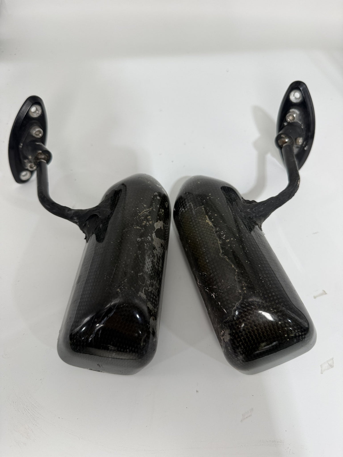 Nikolas Carbon Mirrors – Pair, Mazda MX-5 – Damaged (Parts/Repair)