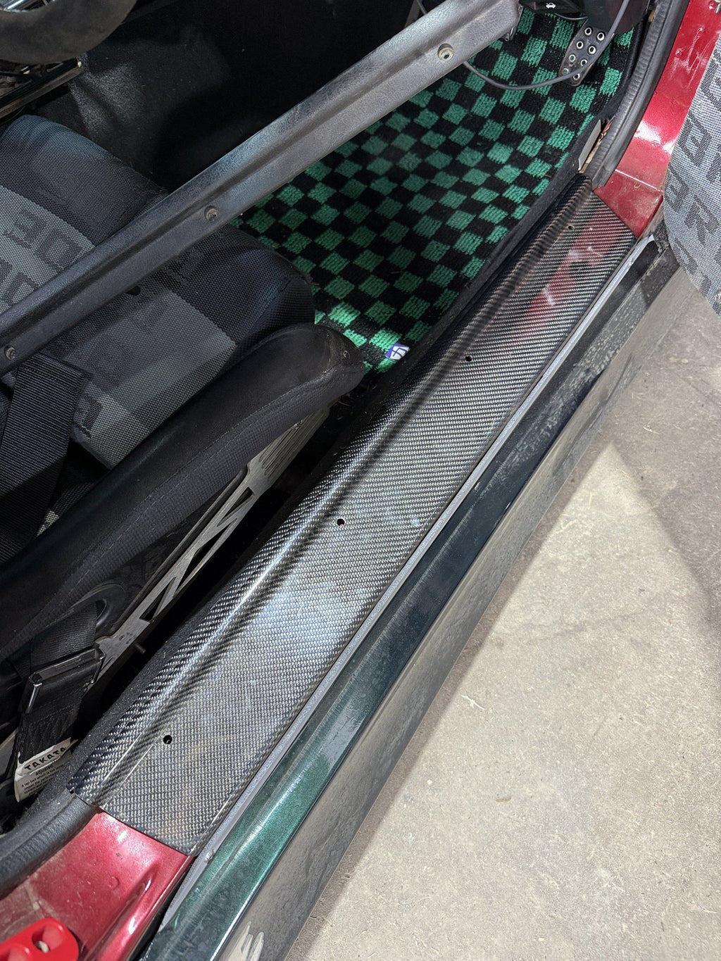 Mazda MX-5 NA Carbon Fibre Door Sill Plates – Pair