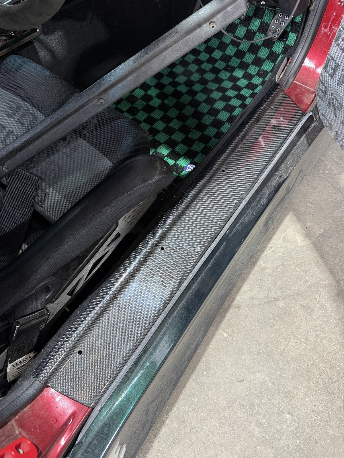 Mazda MX-5 NA Carbon Fibre Door Sill Plates – Pair