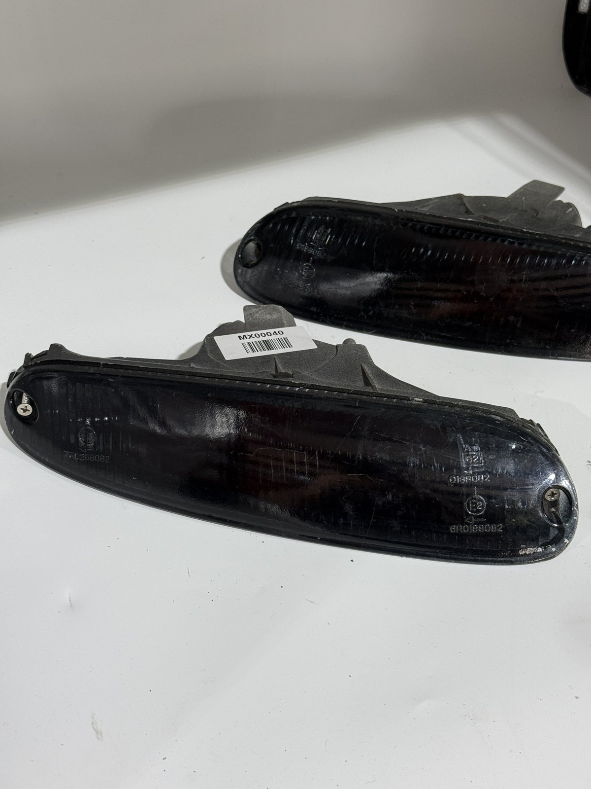 Mazda MX-5 NA Front Bumper Indicators – Smoked Lenses, Pair