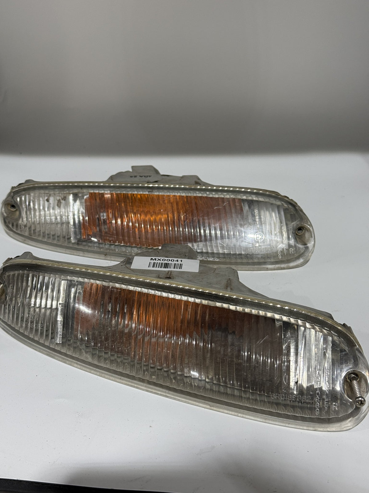 Mazda MX-5 NA Front Bumper Indicators – Clear Lenses, Pair