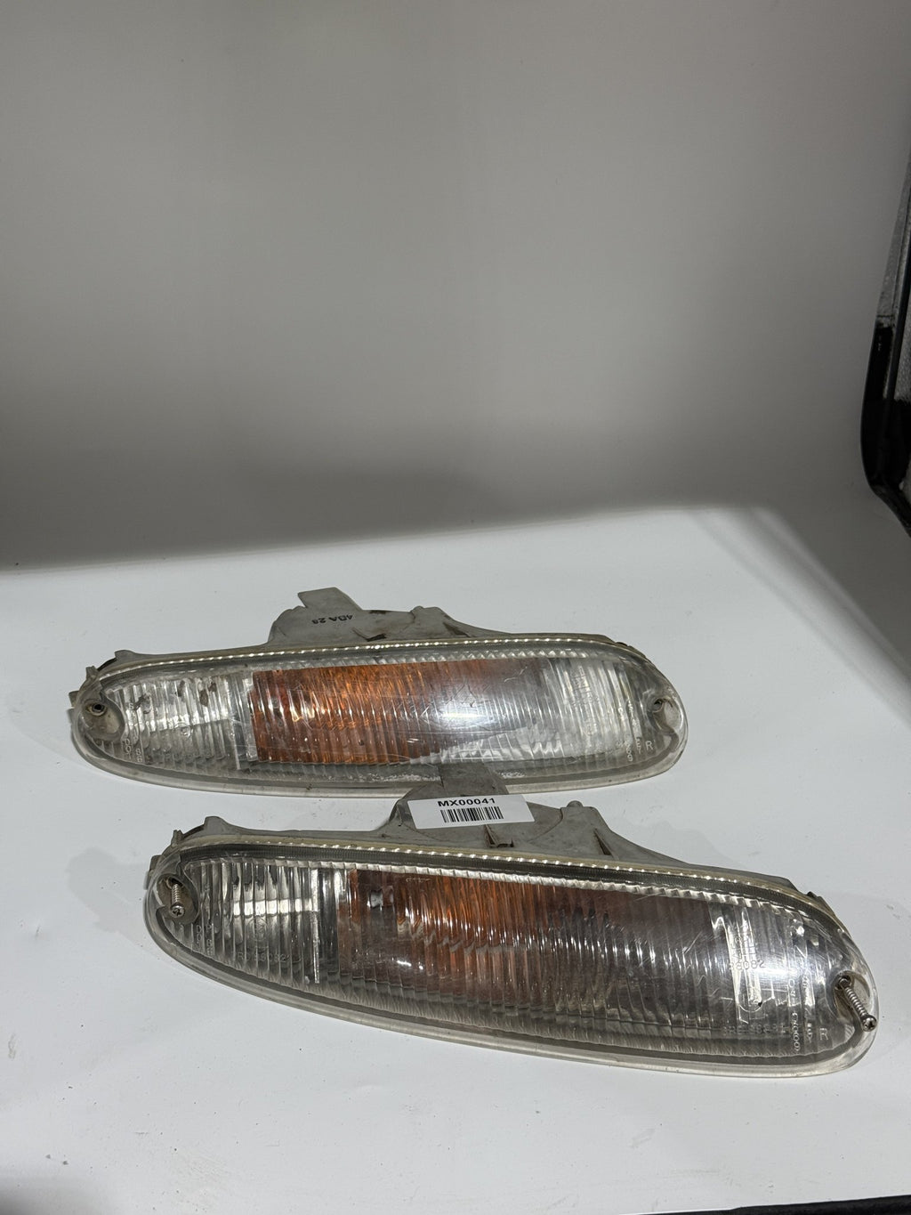Mazda MX-5 NA Front Bumper Indicators – Clear Lenses, Pair