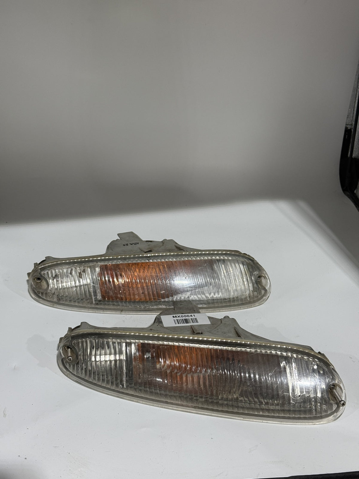 Mazda MX-5 NA Front Bumper Indicators – Clear Lenses, Pair