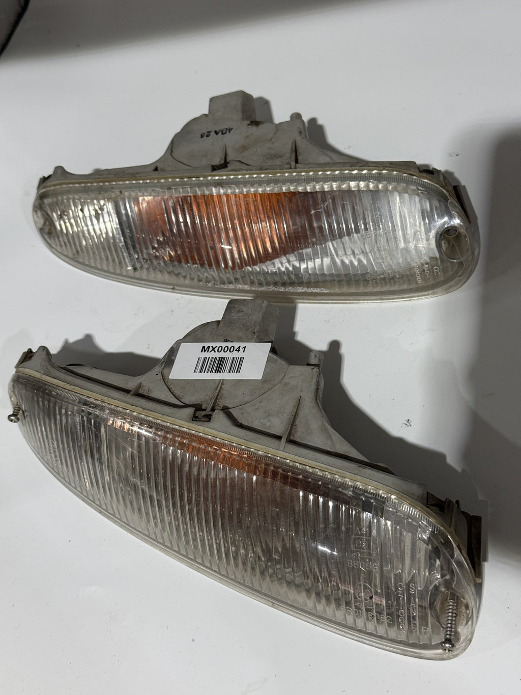 Mazda MX-5 NA Front Bumper Indicators – Clear Lenses, Pair