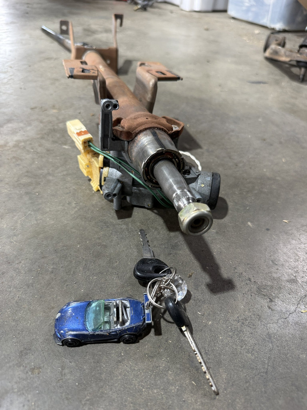 Steering Column & Shaft with Key Barrel & Key for Mazda MX-5 NB1 1998–2000 – MX00162 photo 3